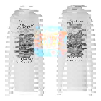 Curacao Caribbean Islands Travel Trip Meet Me In Curacao Long Sleeve T-Shirt | Mazezy