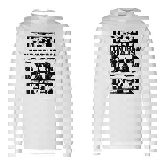 Dad Best Turntablism Dad Ever Long Sleeve T-Shirt | Mazezy