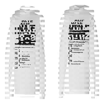 Dad Life Inmate Matching Halloween Costume Long Sleeve T-Shirt | Mazezy