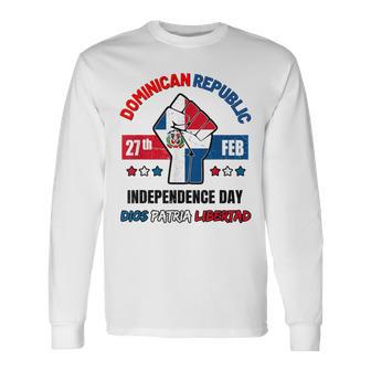 Dominican Republic Independence Day Republica Dominicana Long Sleeve T-Shirt | Mazezy