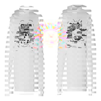 Dreamworks ギャビーのドールハウス Cookie Bobby Big Face 長袖Tシャツ - Kawaiitshirt