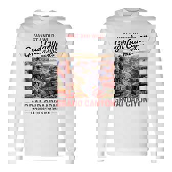 Escena Patriótica Deenderismo Al Atardecer Del Gran Cañón Grca Camiseta de manga larga - Regaloses
