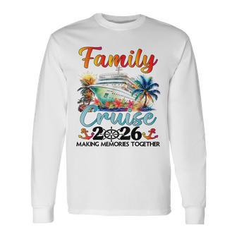 Family Cruise 2026 Family Matching Cruise Ship Vacation Trip Long Sleeve T-Shirt - Thegiftio