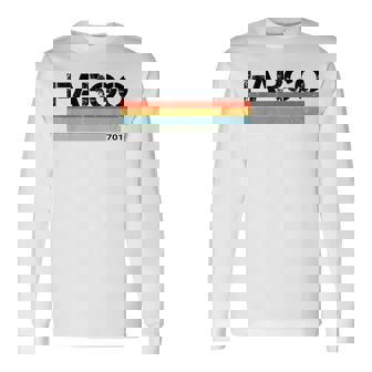 Fargo City レトロ ヴィンテージ ストライプ ギフトとお土産 長袖Tシャツ - Kawaiitshirt