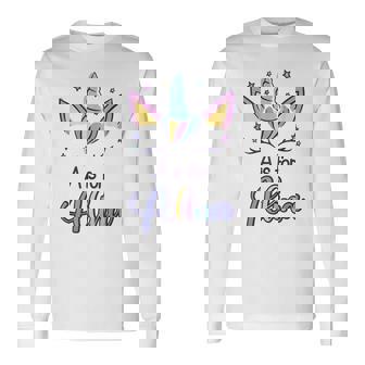 First Name Alina Personalized A Is For Alina Long Sleeve T-Shirt | Mazezy