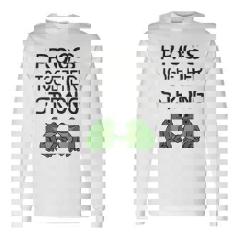 Frogs Together Strong Long Sleeve T-Shirt | Mazezy