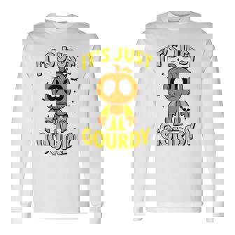 Pumpkin Costume Top It’S Just Gourdy Halloween Long Sleeve T-Shirt | Seseable CA