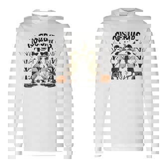 Goose Bumps Goosebumps Goose Fist Bump Halloween Long Sleeve T-Shirt - Monsterry