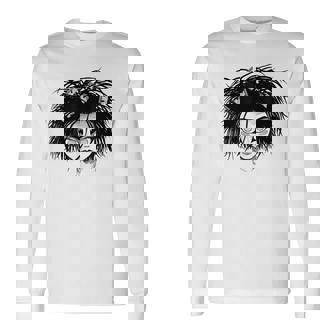 Goth Punk Siouxsie Razor Blade Industrial Rock T-Shirt Long Sleeve T-Shirt | Mazezy