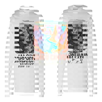 Grand Canyon National Park Hiking Souvenir Adventure Outdoor Long Sleeve T-Shirt | Mazezy