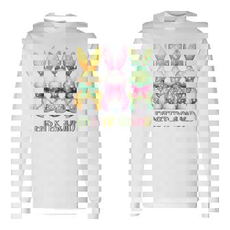 Happy Easter Bunny Easter Squad 2025 Long Sleeve T-Shirt | Mazezy
