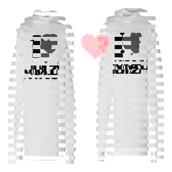 I Heart 沼津ジャパンラブ 日本土産 長袖Tシャツ - Kawaiitshirt
