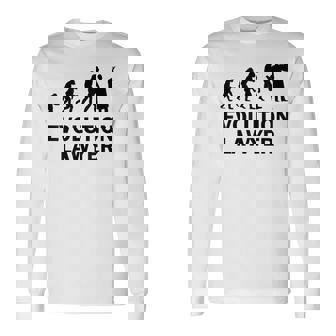 Homme Avocat Avocat Robe Evolution Avocat T-shirt à manches longues - Cadeauxyz