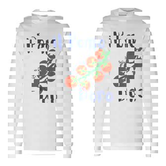 Il Pomodoro Roma Italia Tomatoes Italian Summer Long Sleeve T-Shirt - Monsterry