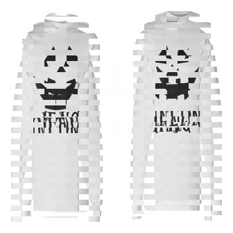 Inflation Halloween Costume Costume Couples Matching Long Sleeve T-Shirt | Mazezy