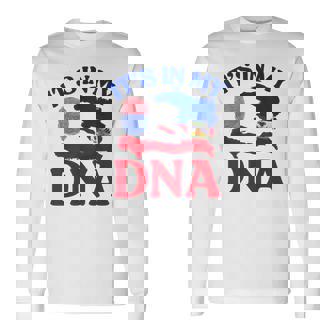 It's In My Dna Happy Haitian Flag Day Haiti Flag Heart Long Sleeve T-Shirt - Thegiftio