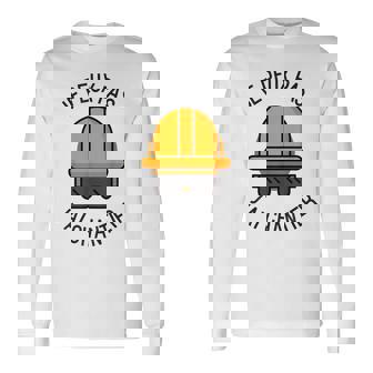 Je Peux Pas J’Ai Chantier Travail Travaux Cadeau Humour T-shirt à manches longues - Cadeauxyz