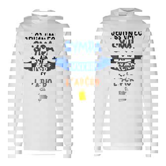 Jeuis Un Guy Nice J'aime Auxerre Et L'apéro Foot Auxerre T-shirt à manches longues - Cadeauxyz