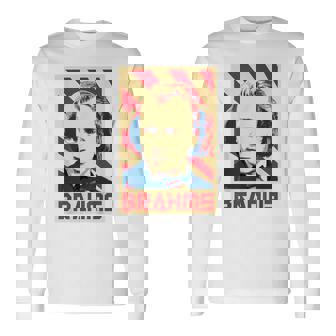 Johannes Brahms クラシック音楽の作曲家 レトロ調 長袖Tシャツ - Kawaiitshirt