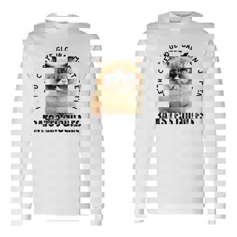 Le Truc C'est Que Globalement Je M'en Bats Les Couilles Chat T-shirt à manches longues - Cadeauxyz