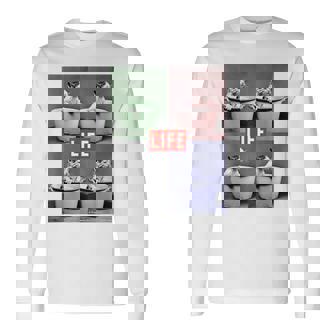 Life Picture Collection 猫（1） 長袖Tシャツ - Kawaiitshirt