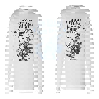 Louisiana Swamp Pop Alligators New Orleans Music Long Sleeve T-Shirt - Thegiftio