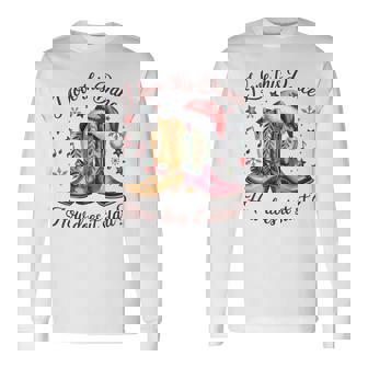 I Love This Dance How Does It Start Line Dance Christmas Long Sleeve T-Shirt | Seseable CA