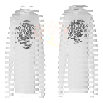 Mallard Duck Hunting Dad Retro Camouflage Daddy Father's Day Long Sleeve T-Shirt | Seseable CA