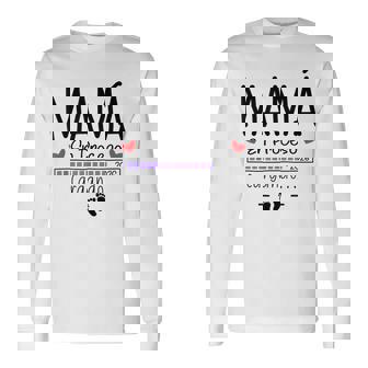 Mamá Primeriza En Proceso 2026 Anuncio Embarazo Bebé Camiseta de manga larga - Regaloses