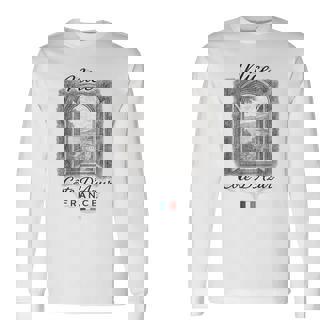 Nice Côte D’Azur Fenêtreintageouvenir France T-shirt à manches longues - Cadeauxyz