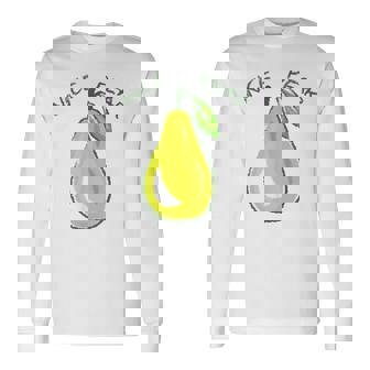 Nice Pear Fruity Égétalien T-shirt à manches longues - Cadeauxyz