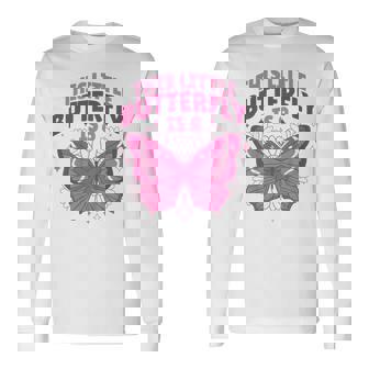 Niños 8 Años Niña 8º Cumpleaños Regalo Mariposa Lindo Animal Camiseta de manga larga - Regaloses