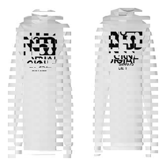 No 50 Original 50Th Birthday Born In 1975 Fiftieth Retro Long Sleeve T-Shirt - Seseable