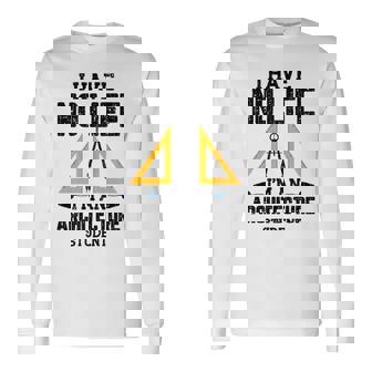 I Have No Life Arquitecto Estudiante Divertido Arquitectura Gráfico Manga Larga Camiseta de manga larga - Regaloses