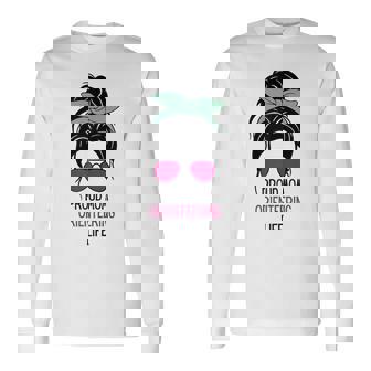 Orienteering Mom Outfit Messy Hair Bun Long Sleeve T-Shirt | Mazezy