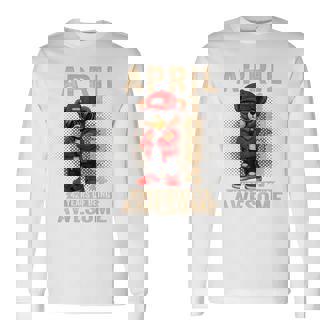 Ours En Peluche Avec Inscription On Back Avril 1984-42E Anniversaire 42 Ans T-shirt à manches longues - Cadeauxyz