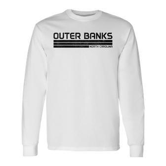 Outer Banks North Carolina Vintage Souvenir Long Sleeve T-Shirt - Thegiftio UK