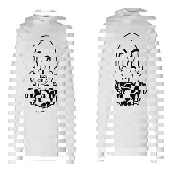 Payaso Chicano Clown Blackwork Minimal Tri-Blend Long Sleeve T-Shirt - Thegiftio