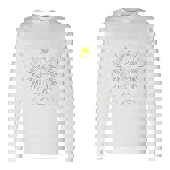 Polska Aquila Bianca Polacca Con Corona Polacca Bandiera Maglietta a maniche lunghe - Novitaregali