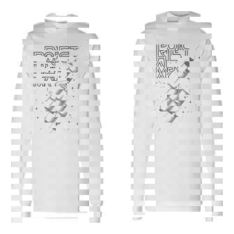 Project Hail Mary 宇宙ロケット船 長袖Tシャツ - Kawaiitshirt