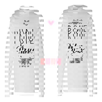 Promue Future Mamie 2025 Annonce Grossesse Grand Parents T-shirt à manches longues - Cadeauxyz