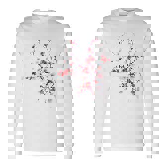 Roseakura Arbre Jolie Fleur Fleur De Cerisier Japonais T-shirt à manches longues - Cadeauxyz