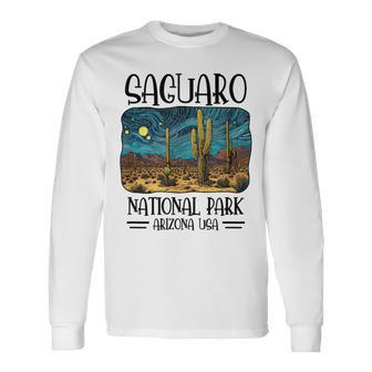 Saguaro National Park Arizona Usa Long Sleeve T-Shirt | Mazezy