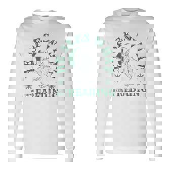 He Sees What You've Been Reading Bookish Christmas Long Sleeve T-Shirt - Monsterry