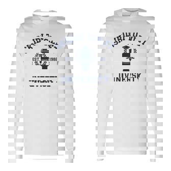 Skibidi Toilet University Memes Internet Memes Skibiti Long Sleeve T-Shirt | Mazezy