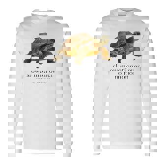 Slow Motion Over No Motion Turtle Long Sleeve T-Shirt | Seseable CA