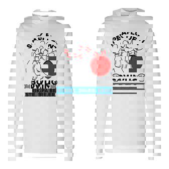 Strike スペア ビール ボウラー ボーリングボール 面白ボウリング 長袖Tシャツ - Kawaiitshirt