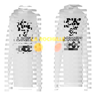 Supporter Rugby Rochelais Ici Ici C'est La Rochelle T-shirt à manches longues - Cadeauxyz