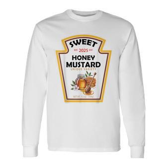 Sweet Honey Mustard Diy Halloween Condiment Costume Long Sleeve T-Shirt - Thegiftio UK