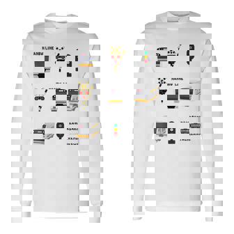 Tokyo Train 南武線 長袖Tシャツ - Kawaiitshirt